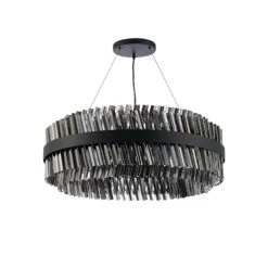 Azio Satin Black & Smoked Round 80cm Pendant Light 8 Azio Satin Black & Smoked Round 80cm Pendant Light -Housing Units Furniture Store b763f45afaa8b632b925d70f15cb3412