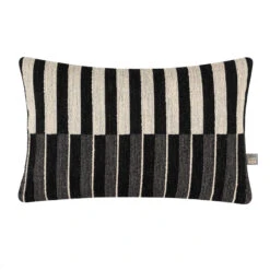 Scatter Box Everett Black Rectangular Cushion