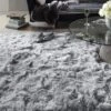 Plush Shaggy Silver 200cm X 300cm Rug