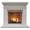 Lacombe Limestone Fire Surround