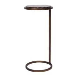 Libra Iota Brown Marble Accent Side Table -Housing Units Furniture Store b96f97bad30c6b0375945375925c9f10 1