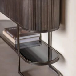 Libra Belvedere Black Reeded Console Table -Housing Units Furniture Store b9f2c1d70985412275d665ac29bf2114