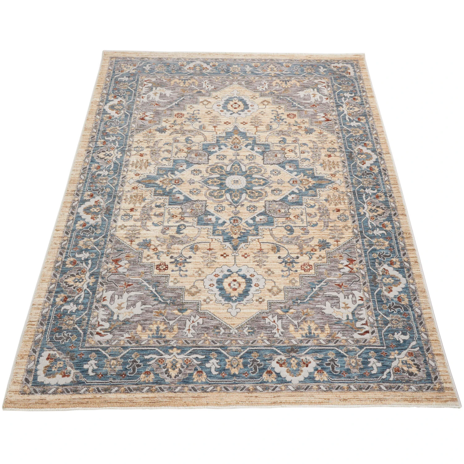 Legacy Blue Cream Rug Collection 5 Legacy Blue Cream Rug Collection - Image 5