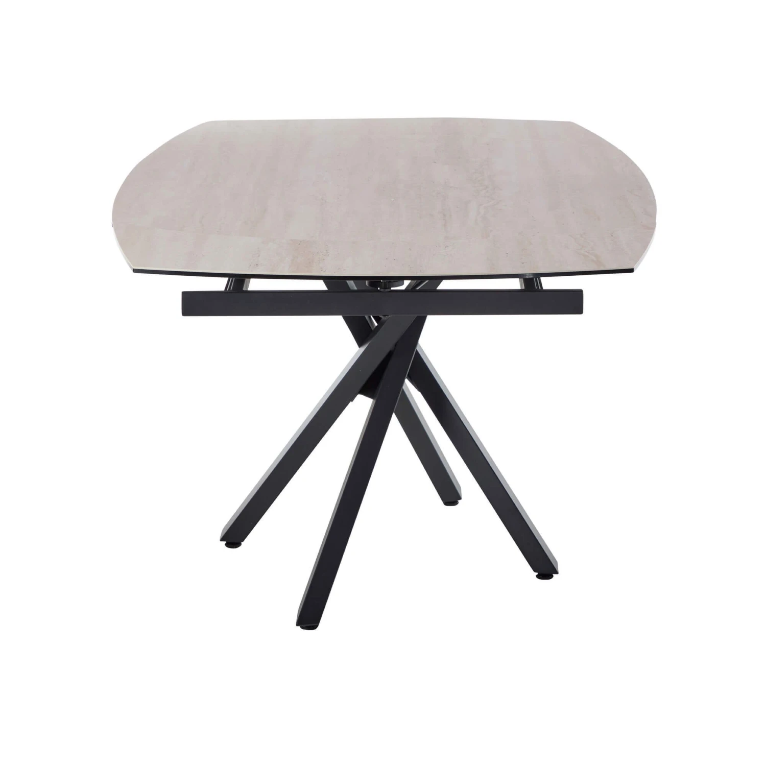 Alberto Travertine Effect 190cm Extending Dining Table 6 Alberto Travertine Effect 190cm Extending Dining Table - Image 6