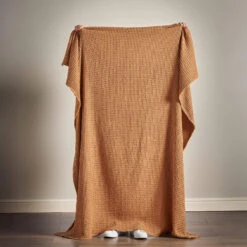 Pineapple Elephant Jaipur 150cm X 200cm Waffle Caramel Throw -Housing Units Furniture Store bab17ed93fb81e9789e1a5241e20925c