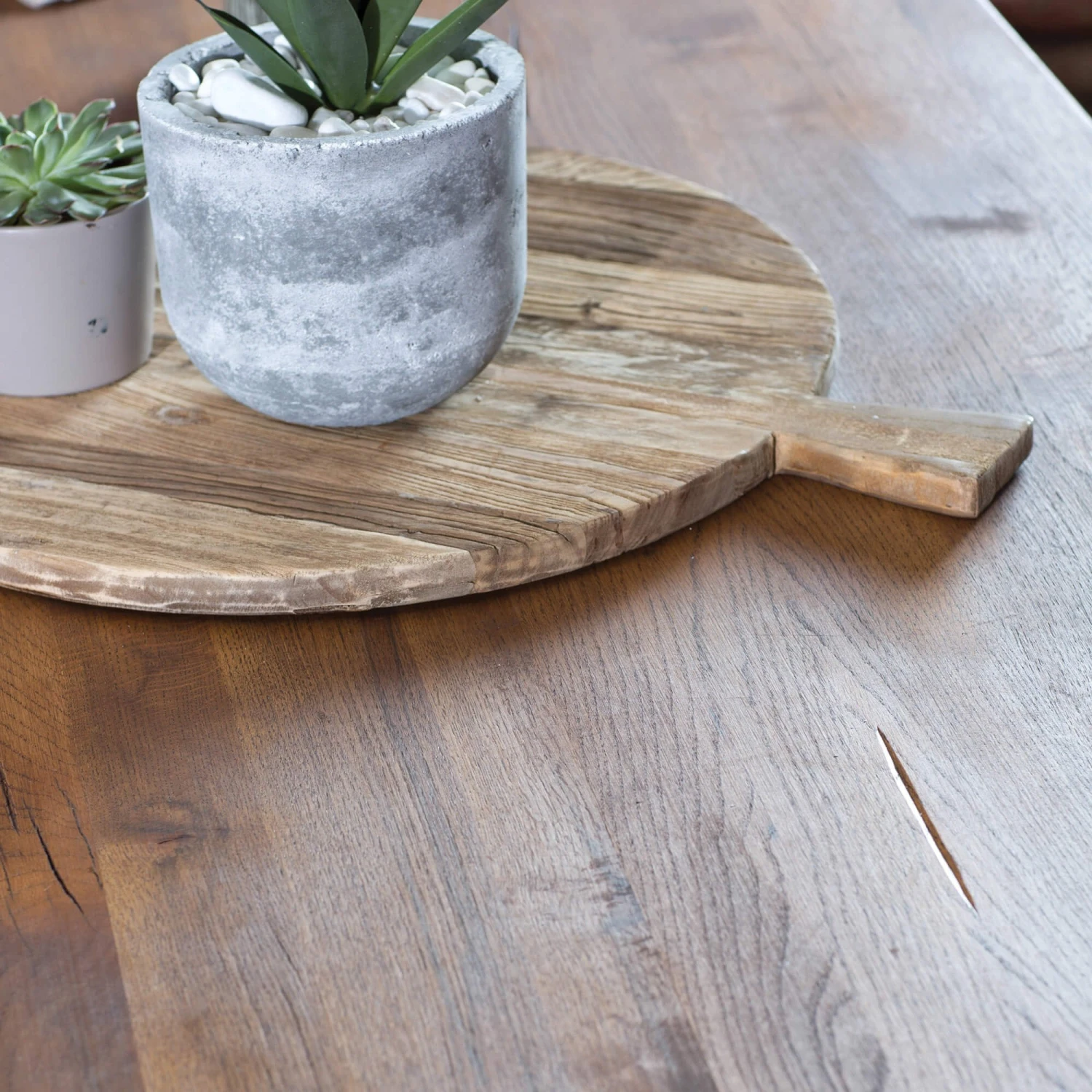 Harrington Oak 200cm Dining Table & 6 Clarence Tan Chairs 5 Harrington Oak 200cm Dining Table & 6 Clarence Tan Chairs - Image 5