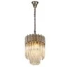 Sulmona Nickel & Glass Pendant Light