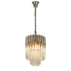 Sulmona Nickel & Glass Pendant Light
