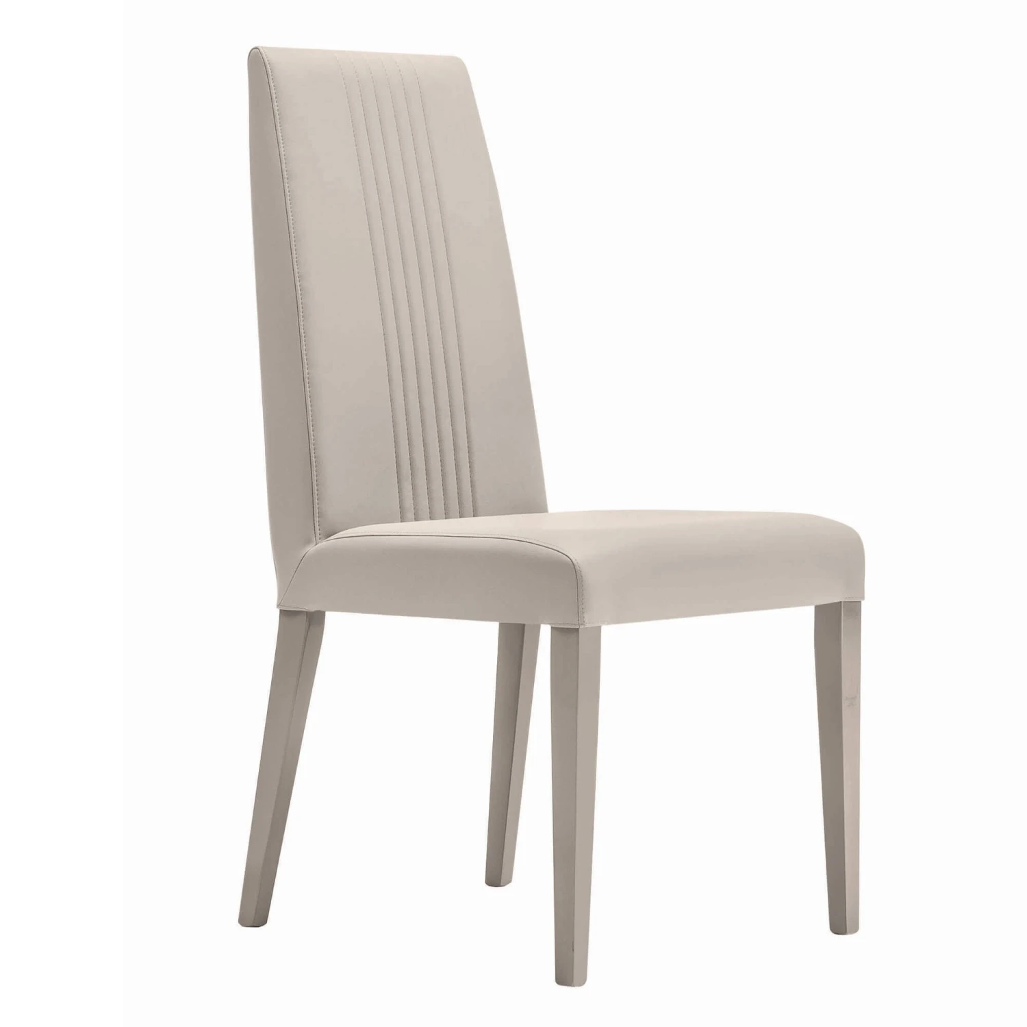 Caren High Gloss Pearl Line 160cm Extending Dining Table & 6 High-Back Faux Leather Chairs 9 Caren High Gloss Pearl Line 160cm Extending Dining Table & 6 High-Back Faux Leather Chairs - Image 9