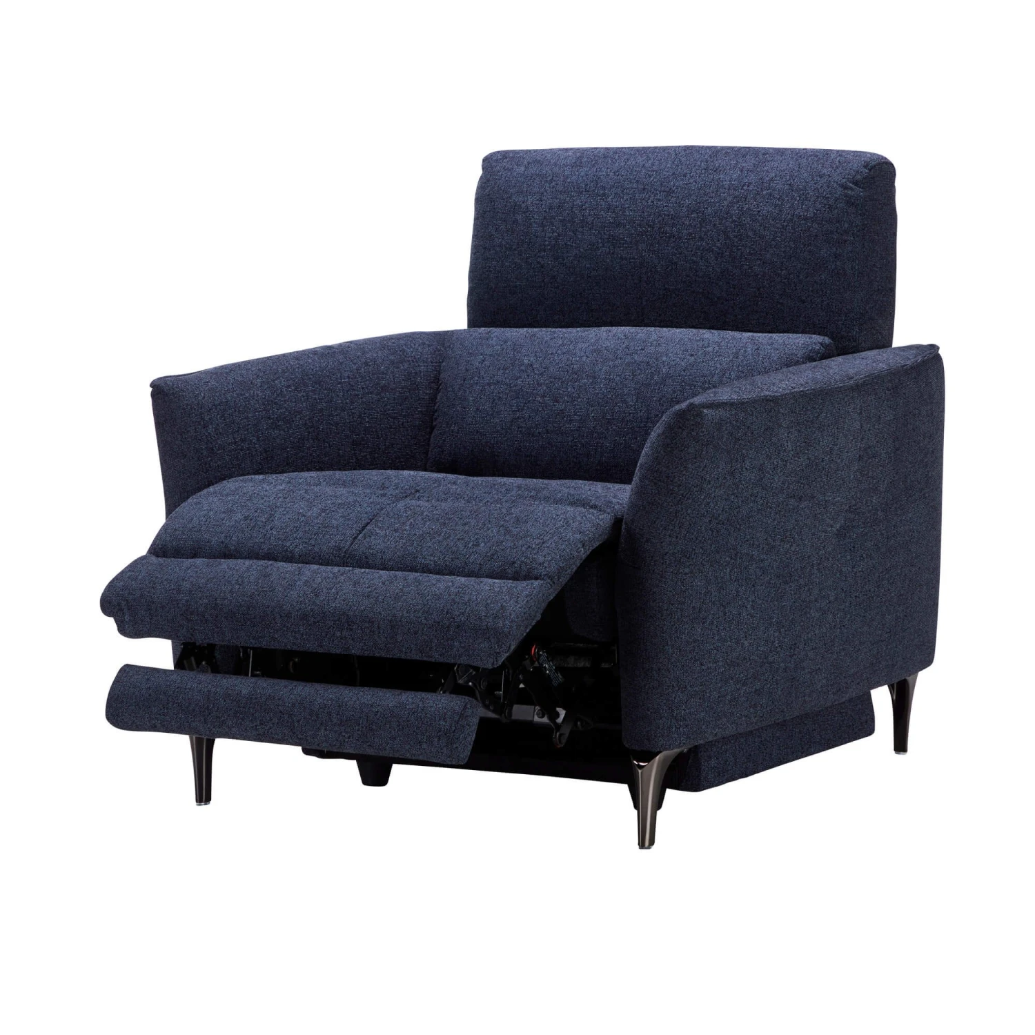 Alicia Blue Fabric Electric Recliner Armchair 3 Alicia Blue Fabric Electric Recliner Armchair - Image 3