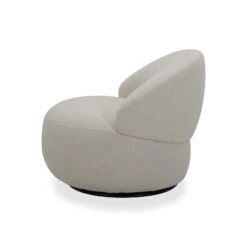 Rondo Ivory Boucle Fabric Swivel Chair -Housing Units Furniture Store bb6b1b04f23cf676251ad2a752221a1a