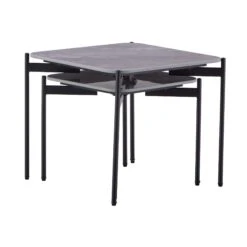 Greta Grey Marble Effect Nest Of Tables -Housing Units Furniture Store bc1be3094b25414c958eb9e9e5aa54f8