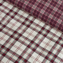 Catherine Lansfield Kelso Check Burgundy Kingsize Duvet Set -Housing Units Furniture Store bc7a6e686f30de94f6e542db6ca87c0b