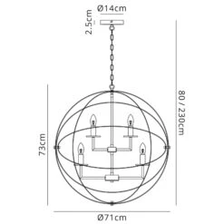 Dario Anthracite & Nickel 9 Light Pendant 9 Dario Anthracite & Nickel 9 Light Pendant -Housing Units Furniture Store bd718a53fae72421eb4a47503243dd26 1