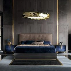 Celeste High Gloss 150cm Kingsize Bed Frame