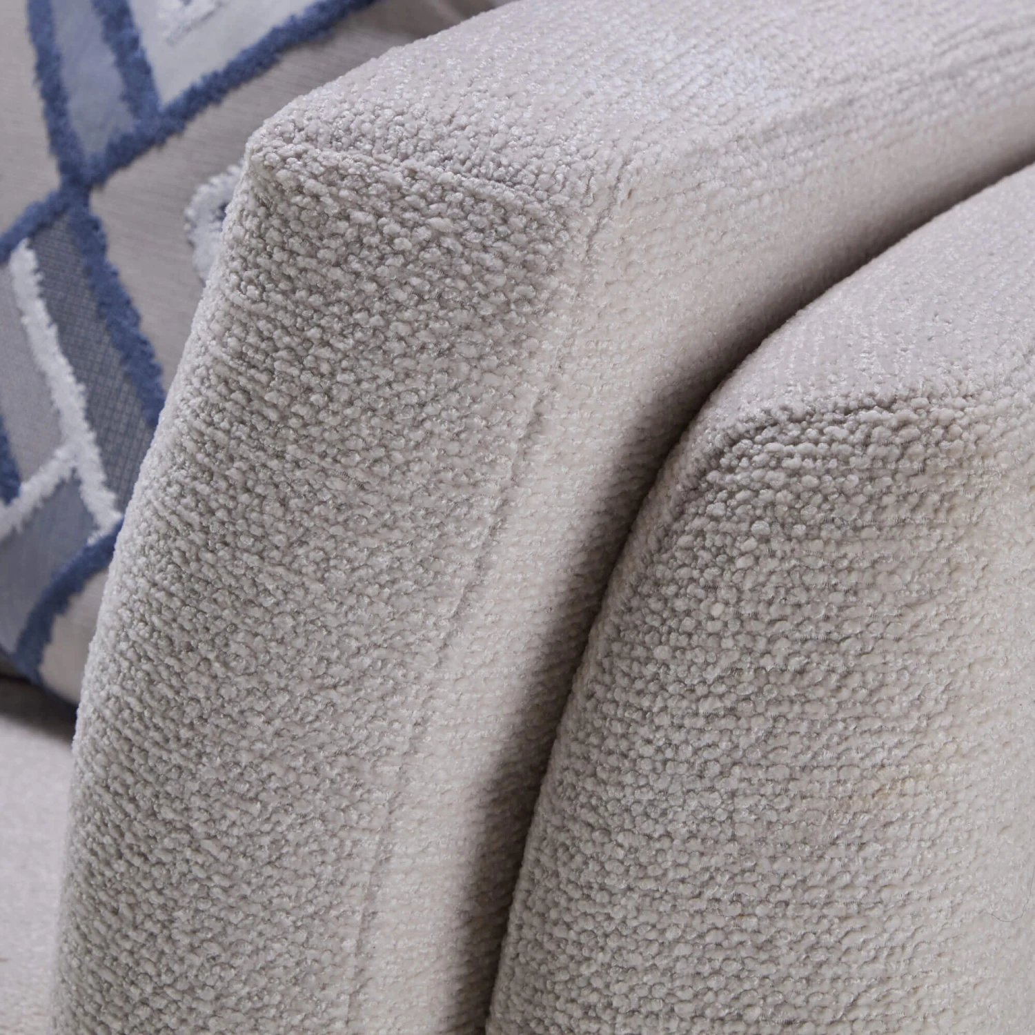 Julietta Mikah Daisy Cream Fabric Left Hand Corner Chaise Sofa 3 Julietta Mikah Daisy Cream Fabric Left Hand Corner Chaise Sofa - Image 3