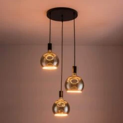 Aura Black 3 Light Pendant Light Collection -Housing Units Furniture Store be543bc90ac5a46d38cd32f48e87589d 1