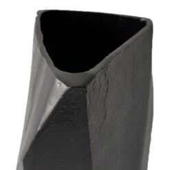 Faceted Charcoal Black Vase 7 Faceted Charcoal Black Vase -Housing Units Furniture Store bea564a9cc12c305b17dc1cbf75d3546