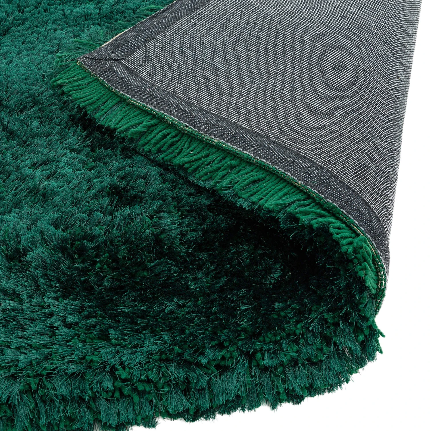 Plush Shaggy Emerald 140cm X 200cm Rug 5 Plush Shaggy Emerald 140cm X 200cm Rug - Image 5