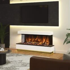 Evento Nightfall White Electric Fireplace Suite -Housing Units Furniture Store bf362c093f6e9cce1bc3d79ef4414b52