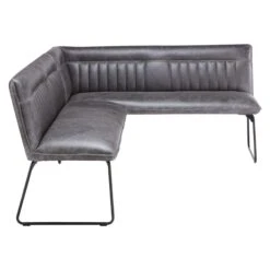 Clarence Grey Faux Leather Left-Hand Corner Dining Bench -Housing Units Furniture Store bf690bffc93aa67108eb15679600bbc9