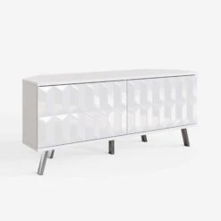 Frank Olsen Elevate White LED And Intelligent Eye Corner TV Unit -Housing Units Furniture Store c012e1794d256251db0d8e551869c092