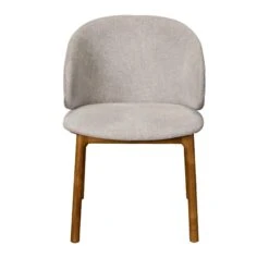 Java Teak 130cm Round Dining Table With 4 Eros Beige Dining Chairs -Housing Units Furniture Store c01854c2eaac0a47a7990166d61aa5ff