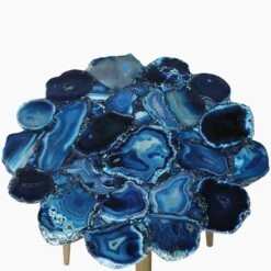 Milena Blue Agate Top End Table -Housing Units Furniture Store c0f887f0bdad2c714e00df9f83ccbac0