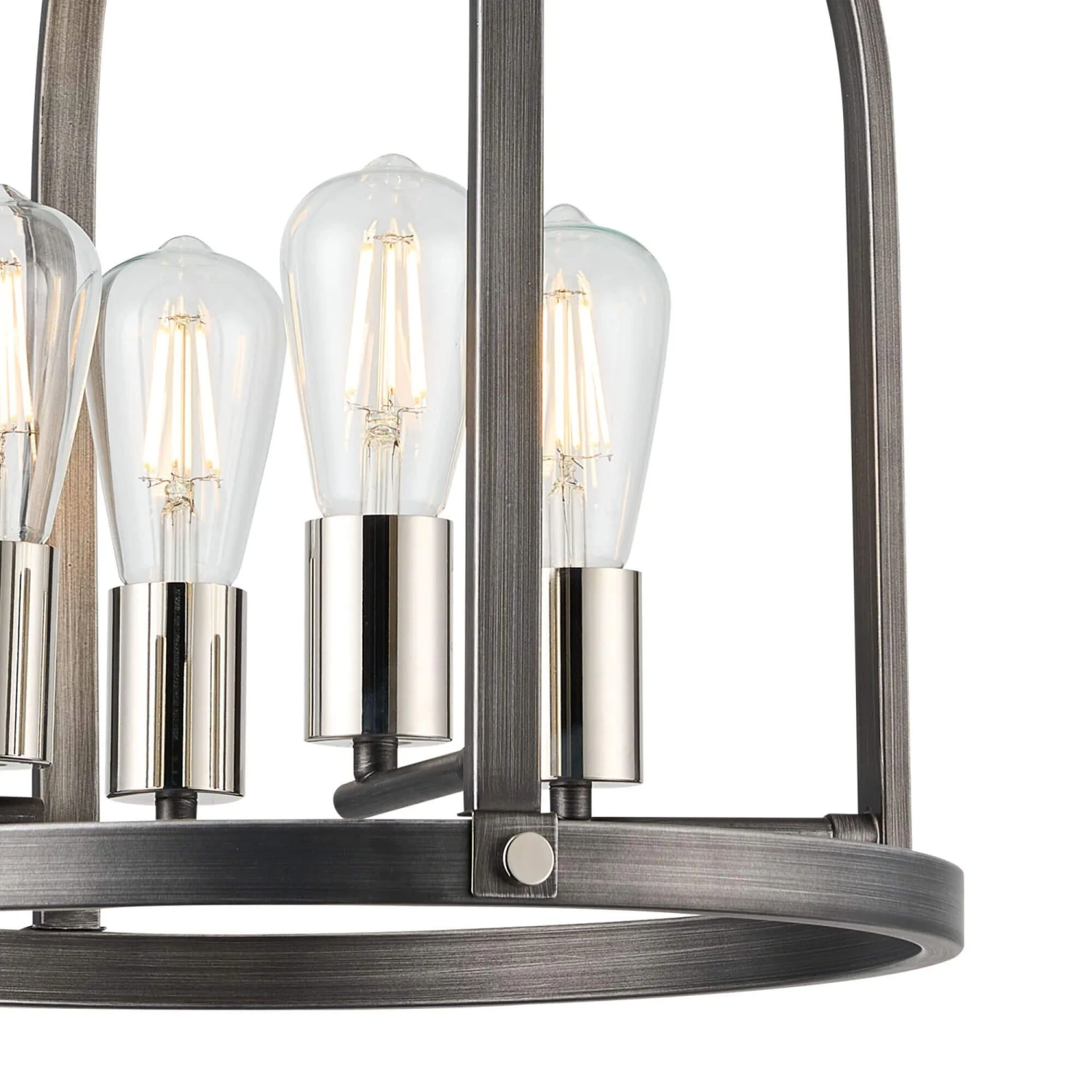 Lozan Pewter 4 Light Pendant 5 Lozan Pewter 4 Light Pendant - Image 5