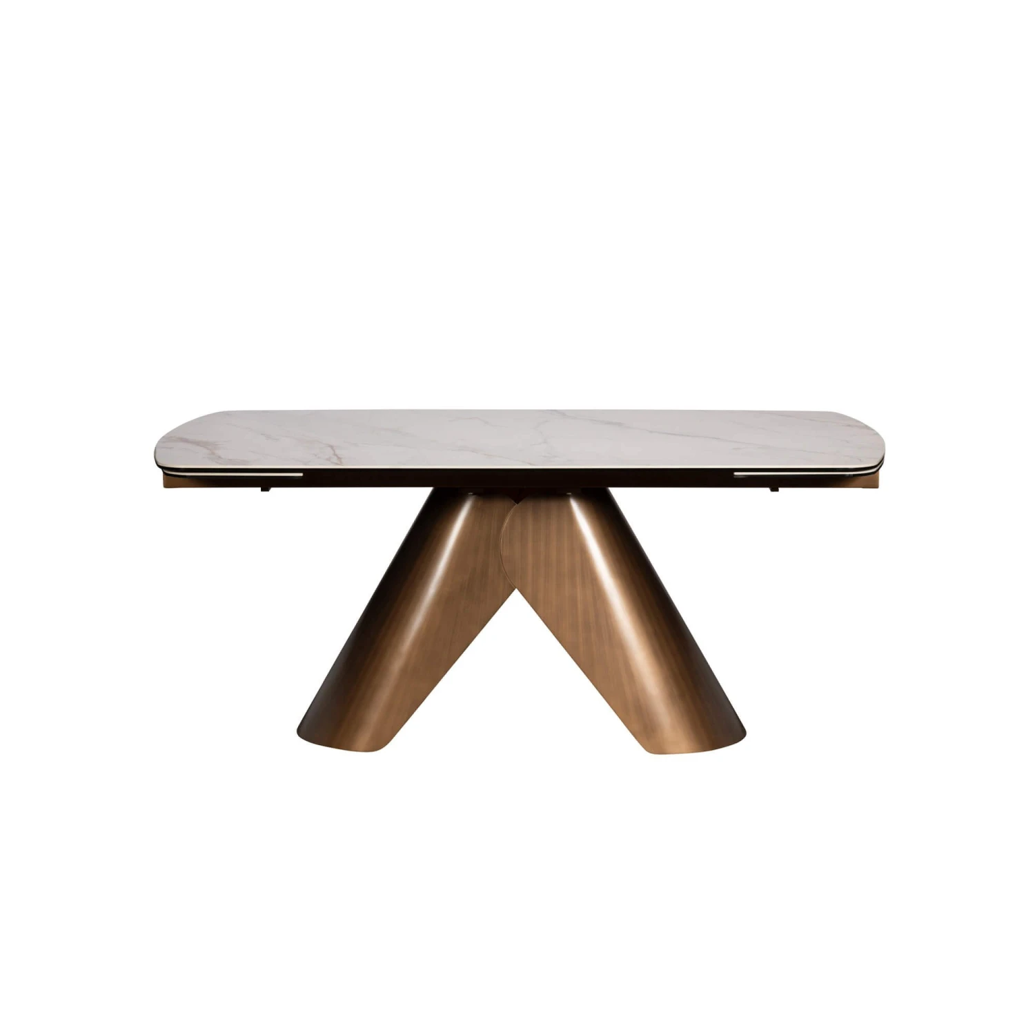 Glass House Caldo Bronze Ceramic 180cm Extending Dining Table 3 Glass House Caldo Bronze Ceramic 180cm Extending Dining Table - Image 3