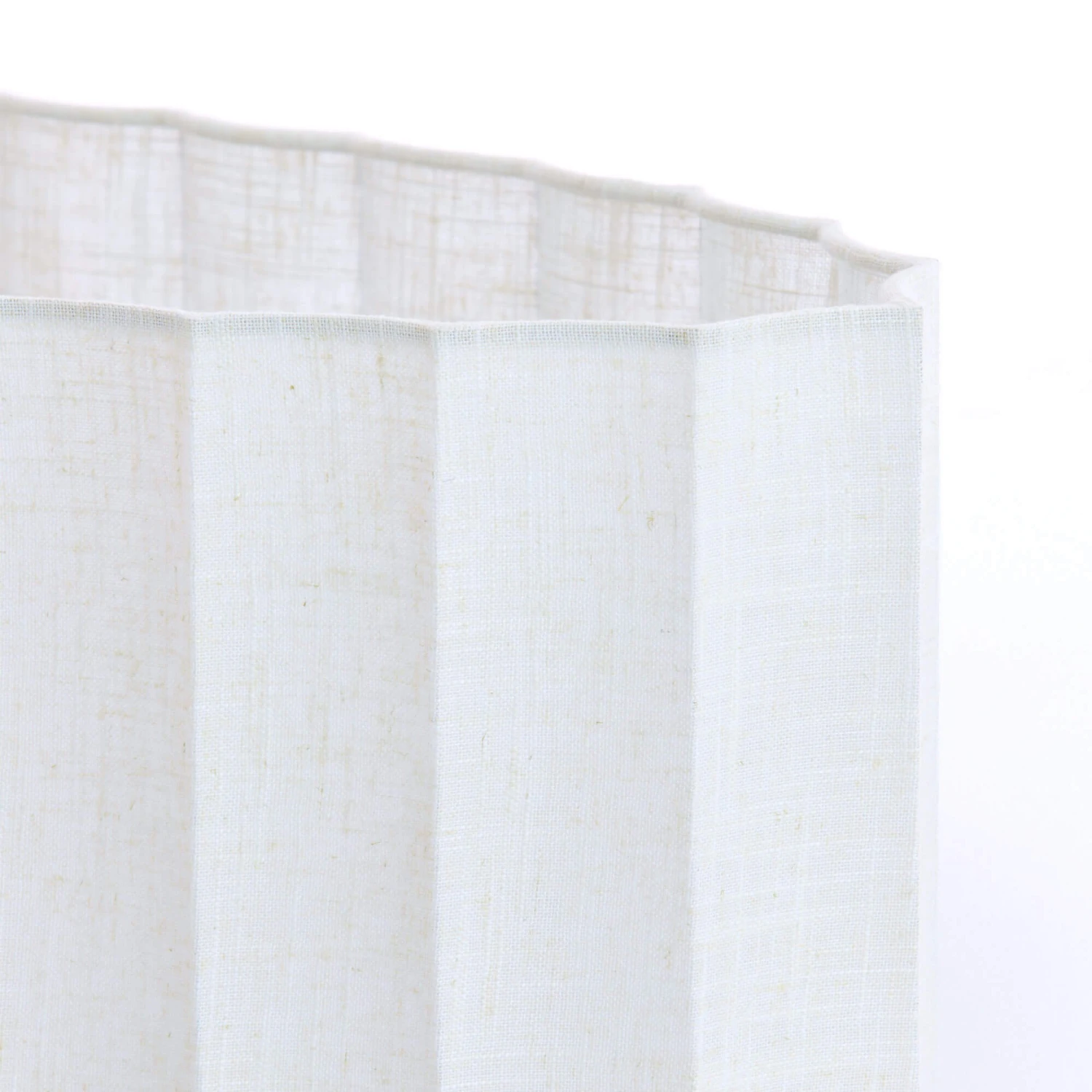 Sculpted Linen Cream Oval Straight Slim 38cm Shade 5 Sculpted Linen Cream Oval Straight Slim 38cm Shade - Image 5