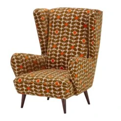 Orla Kiely Alma Sixties Stem Fawn Patterned Fabric Accent Armchair -Housing Units Furniture Store c3859418ad7cb2e2cea91e50e4094e61 1