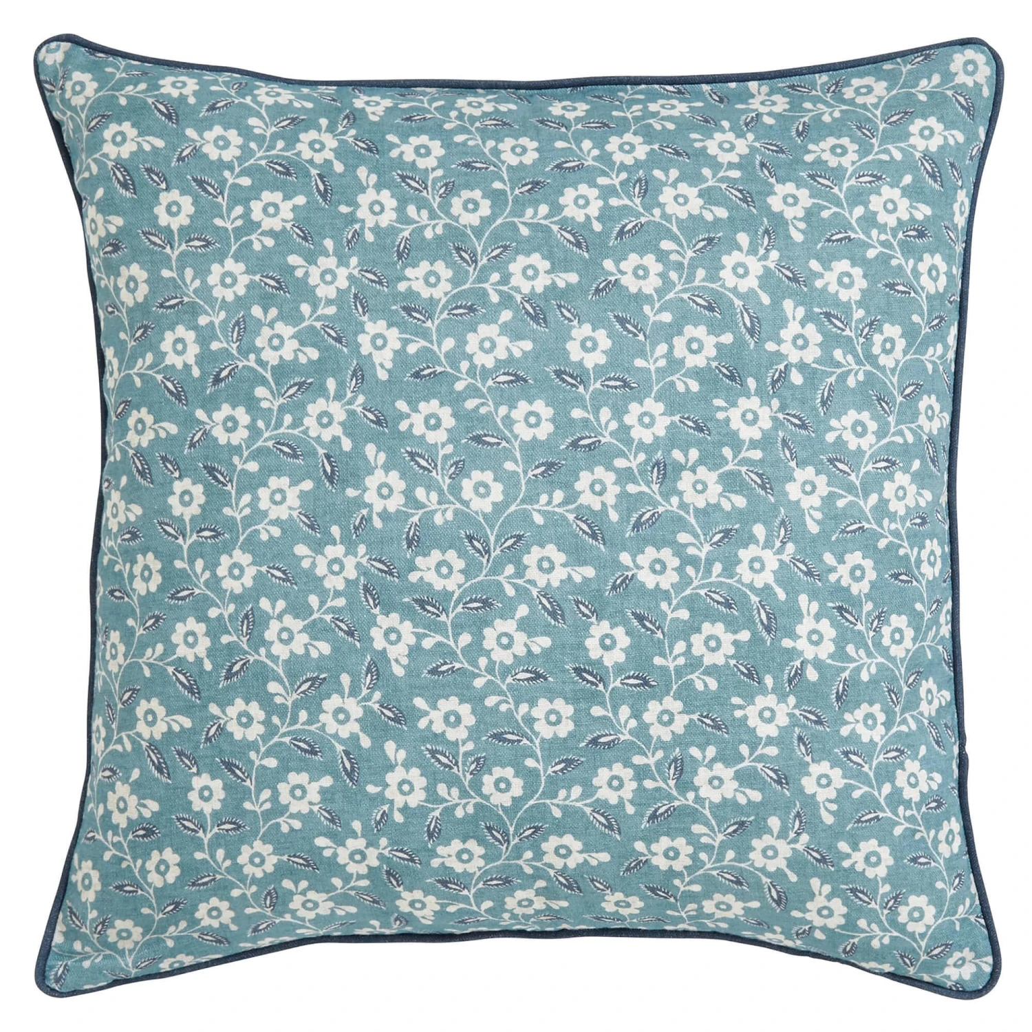 Bedeck Of Belfast Folk Ditsy Blue Cushion 2 Bedeck Of Belfast Folk Ditsy Blue Cushion - Image 2