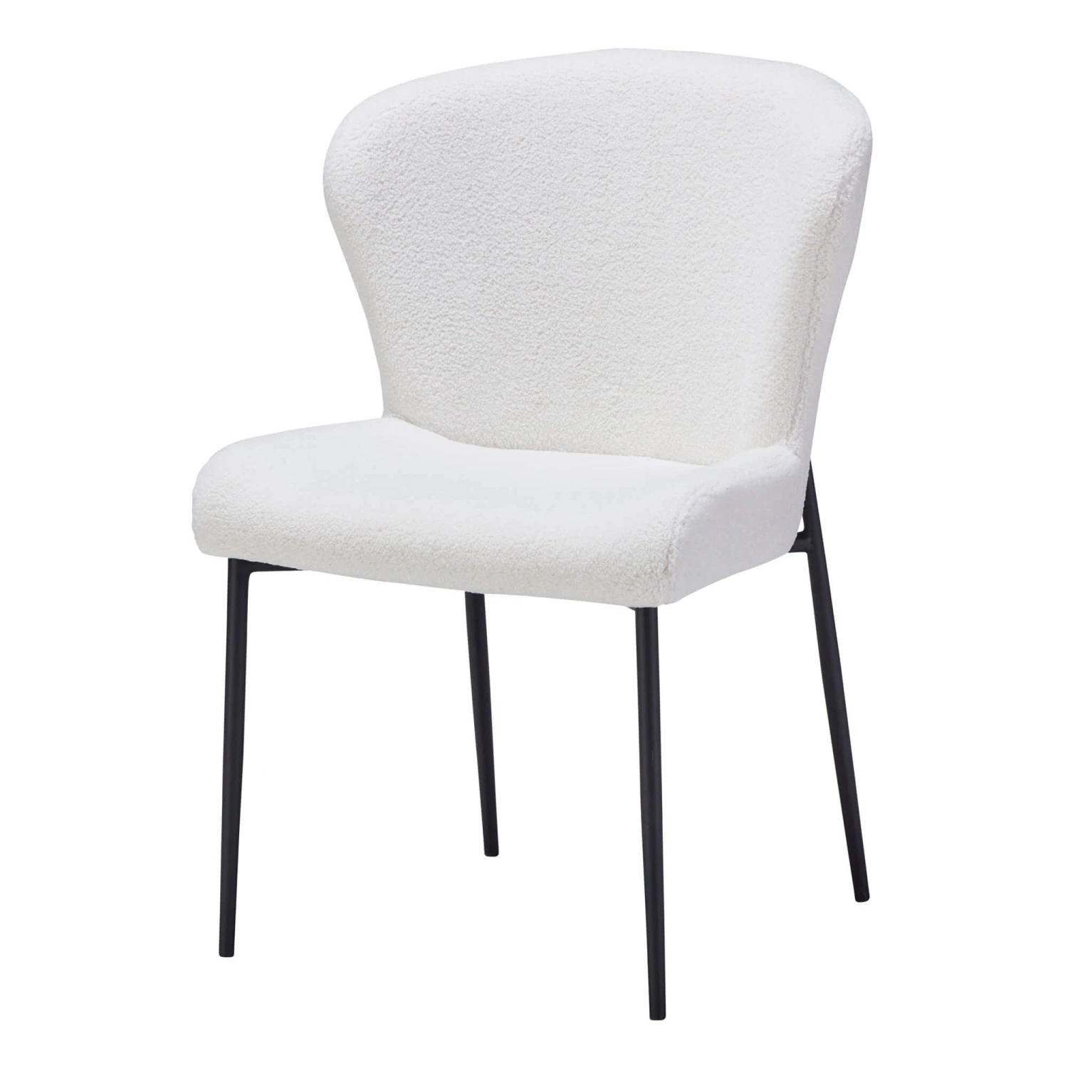 Savona Bone 130cm Round Marble Effect Dining Table & 4 Gabriel White Boucle Fabric Dining Chair 6 Savona Bone 130cm Round Marble Effect Dining Table & 4 Gabriel White Boucle Fabric Dining Chair - Image 6