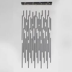 Vegas Deluxe Black 63 Light Divider Pendant