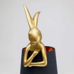 Gold Modest Rabbit 68cm Table Lamp With Black Shade -Housing Units Furniture Store c442c18ef0bb3c892d0d825cf3eaaba0 1