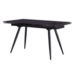 Nero Extending Dining Table With 4 Bettina Grey Velvet Dining Chairs -Housing Units Furniture Store c4b4a60afb9685494f0881b4ac6501c2