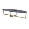 Bontempi Cross Transparent Smoke Grey Coffee Table