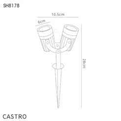 Fidel Grey Spike 2 Light Wall Light 13 Fidel Grey Spike 2 Light Wall Light -Housing Units Furniture Store c705386f3d66b8bad92716fcc385d0c9