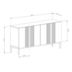 Frank Olsen Iona Large Grey Sideboard -Housing Units Furniture Store c8435767da7a2de4497bdf4dd82e9707 1