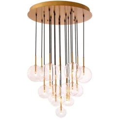 Eichholtz Aulani Antique Brass Finish Pendant Light