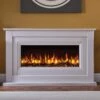 Delfina Pearlescent Sand Electric Fire Suite