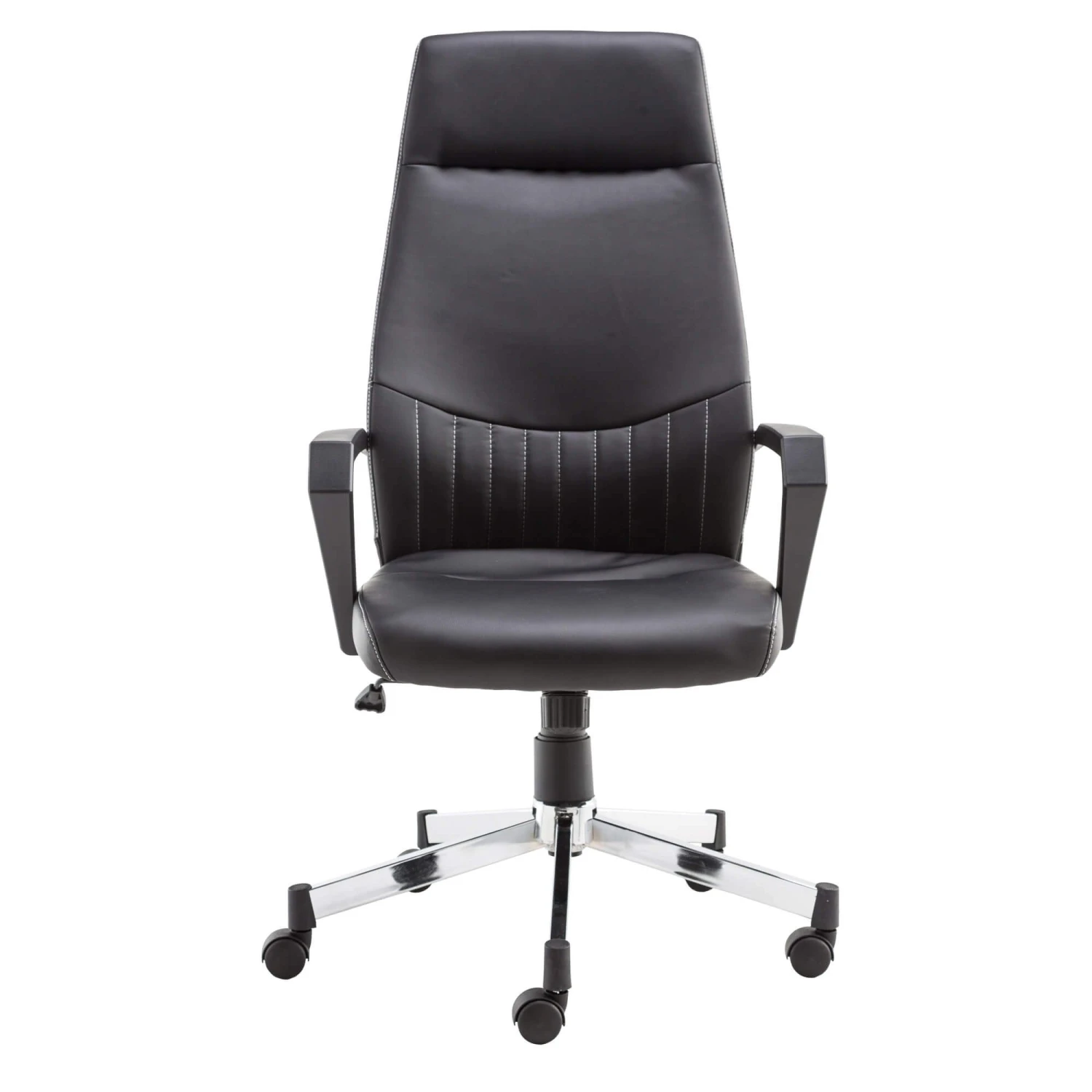 Bala Black Faux Leather High-Back Office Chair 2 Bala Black Faux Leather High-Back Office Chair - Image 2