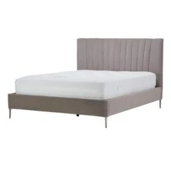 Dawson Grey Velvet 150cm Kingsize Bed Frame