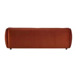 Glass House Thorne Rust Orange Fabric 3 Seater Sofa -Housing Units Furniture Store cb060192f9e97d7f6b6c76736781d37e