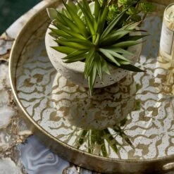 Libra Vienna Antique Gold Nest Of 2 Tables -Housing Units Furniture Store cb93ab6b1186bf0790e84a252033e239