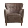 Alexander & James Strauss Berlin Lichen Accent Chair With Antique Studs