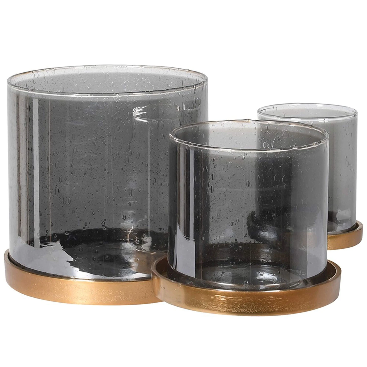 Bronze Trio Candle Holders 1 Bronze Trio Candle Holders