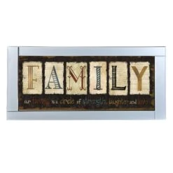 Family With Mirrored Frame