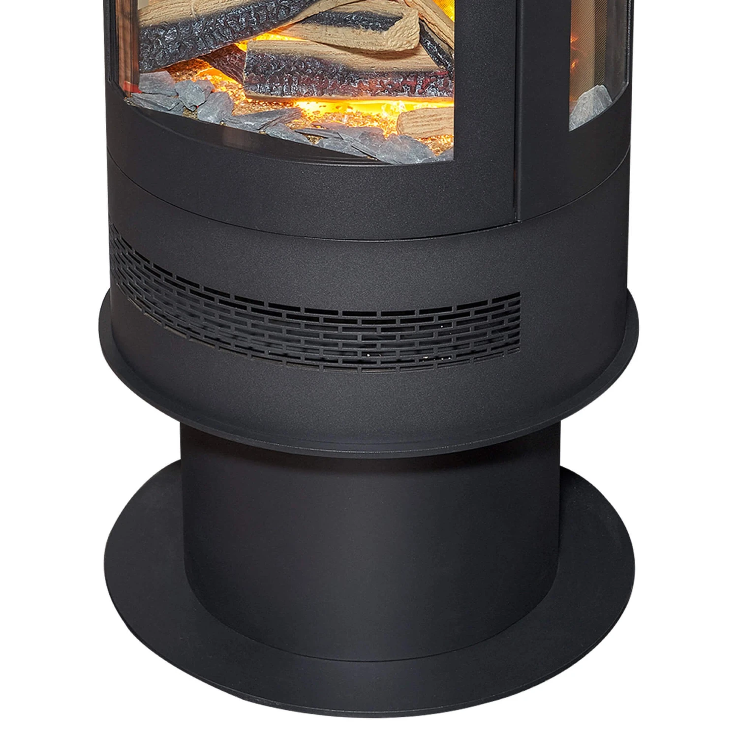 Bloomsville Grey Circular Electric Stove 5 Bloomsville Grey Circular Electric Stove - Image 5
